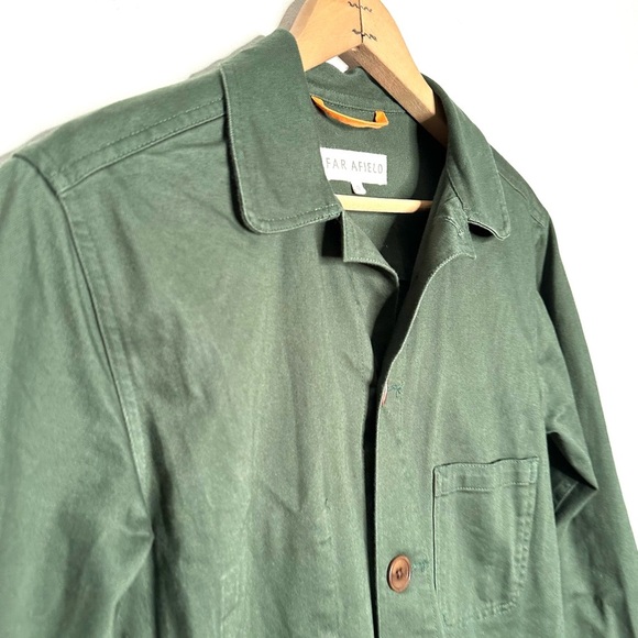 Far Afield | Men’s Green Button Down Jacket Size XS - Picture 3 of 7